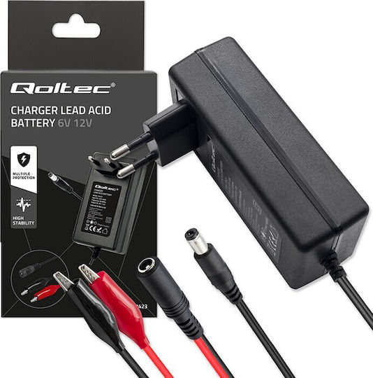 Qoltec Φορτιστής Μπαταρίας Αυτοκινήτου 6/12V