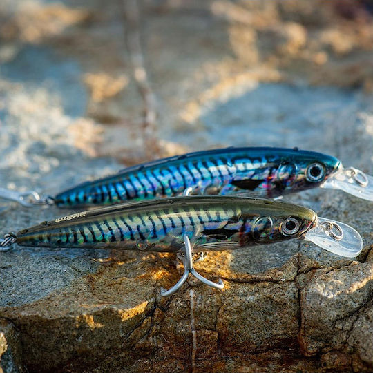 Momeli Artificiale Akami Real Minnow 10cm Macrou Albastru