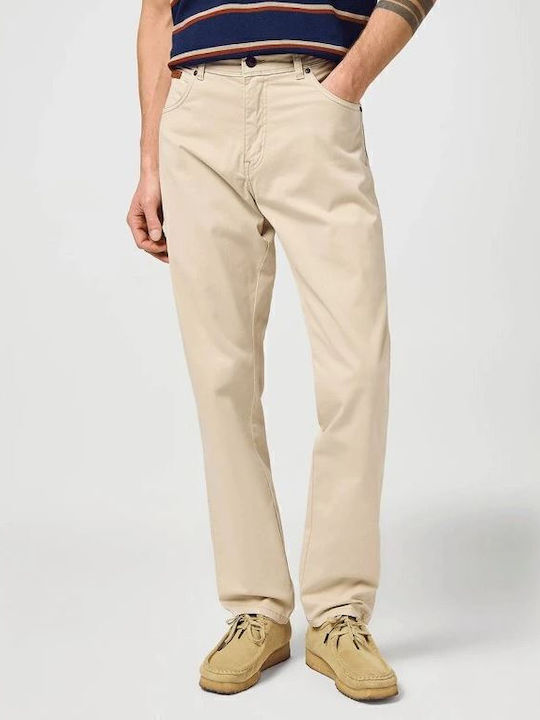 Texas Men's Trousers Elastic Slim Fit Beige