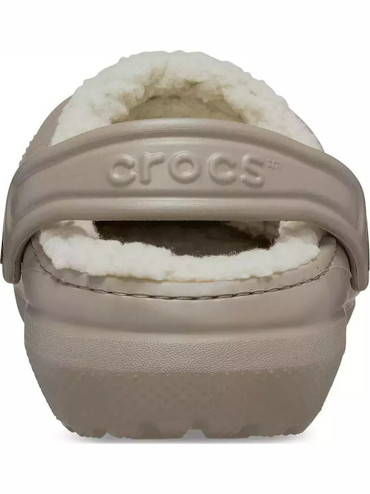 Παντόφλες Μπεζ Classic Lined Clog