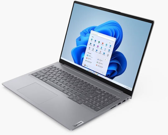 Lenovo ThinkBook 16 G6 IRL 16" IPS FHD+ (i5-13420H/16GB/512GB SSD/W11 Pro) Арктическо сиво (US Клавиатура)