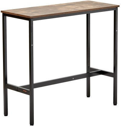 Table Bar Wooden Brown 99.06x40.64x90.17cm