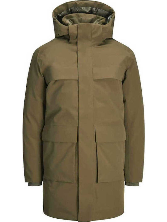 Winter Jacke Parka Wasserdicht und Winddicht Dark Beige