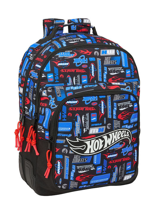 Hot Wheels School Bag Trolley Kindergarten Multicolour 32 x 15 x 42cm