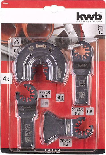 Σετ Εξαρτημάτων Multitool 4 Τεμ 49708800 Einhell