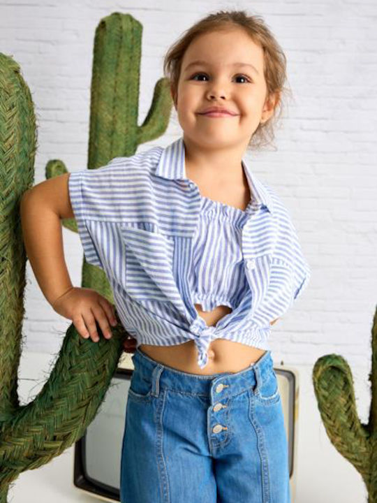 Set of Kids' Tunics Blue