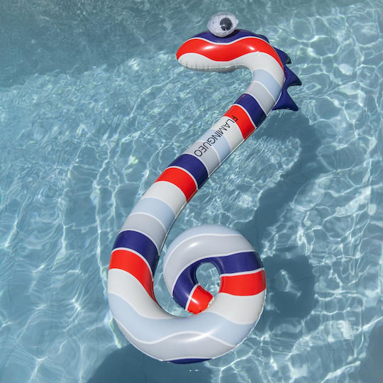 Flamingueo Kids' Inflatable Ride On for Sea Blue 130x73.5cm