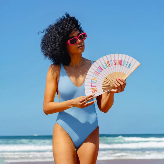 Fisura Beige Fan 42.5cm