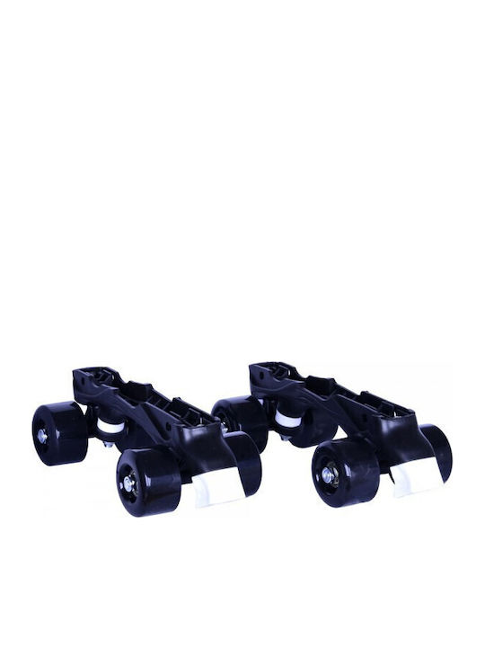 Αθλοπαιδιά Inline Αυξομειούμενα Rollers Μαύρα 2 σε 1 Ενηλίκων/Παιδικά Αθλοπαιδιά Inline Αυξομειούμενα Rollers Μαύρα 2 σε 1 Ενηλίκων/Παιδικά