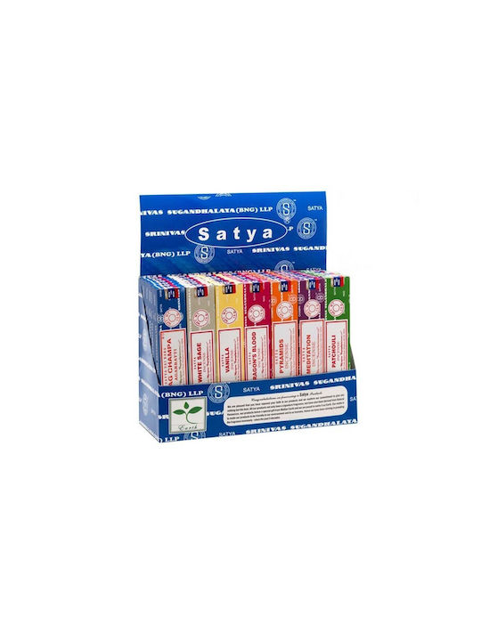 Set 7 Αρωματικά Στικ Satya Multi Fragrance Incense Sticks