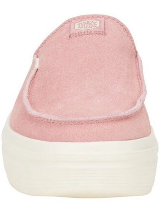 Women's Loafers in Pink Color