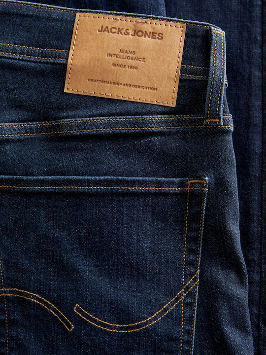 GLENN Herren Jeanshose Elastisch mit Slim Passform Blue Denim