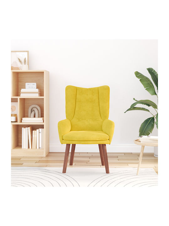 Relax Armchair Yellow 45x45x94cm