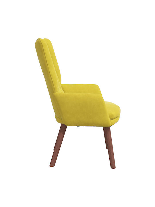 Relax Armchair Yellow 45x45x94cm