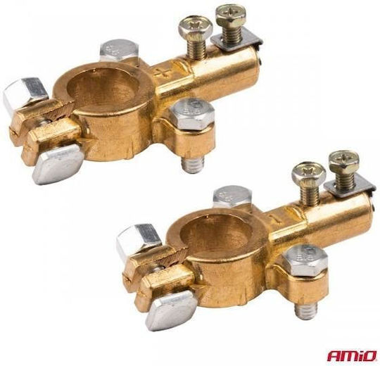 Battery Terminals Brass 12v 800a Amio 2 Pcs Amio 04390/am