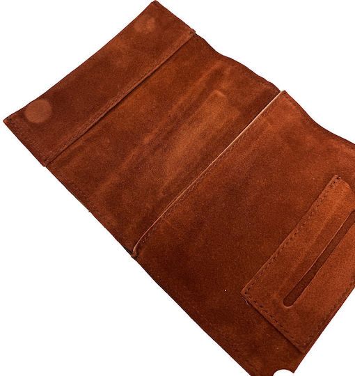 Leather Handmade Tobacco Pouch XXL Suede Tan Engraving