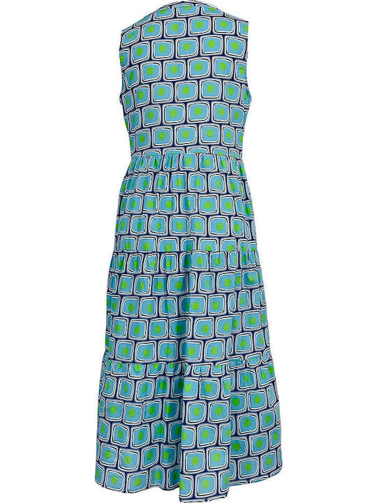 Summer Midi Dress with Ruffles