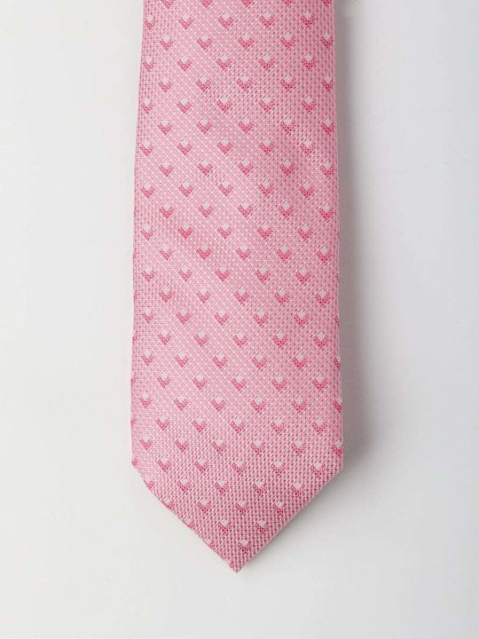 Michael Kors Men's Tie Silk Printed in Pink Color