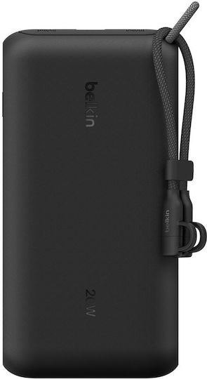 Belkin 20K with Display Power Bank 20000mAh 20W με Θύρα USB-A και 2 Θύρες USB-C Power Delivery Μαύρο