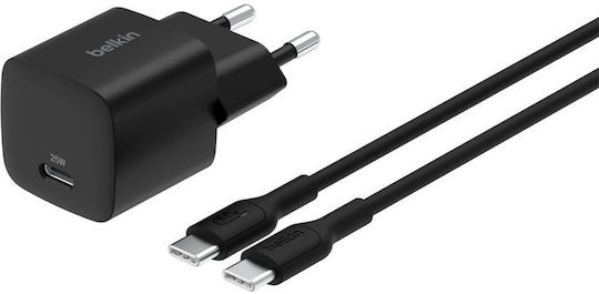 Belkin BoostCharge Set Power Bank 20000mAh cu Port USB-A și 2 Porturi USB-C Negru