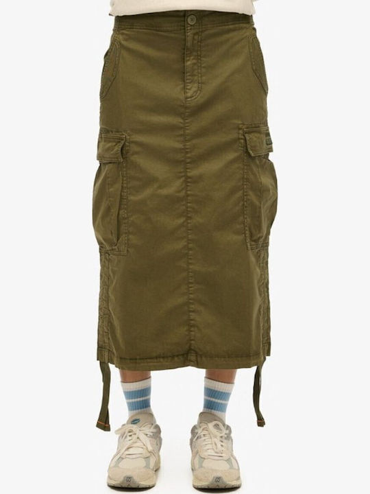Midi Φούστα Burnt Olive