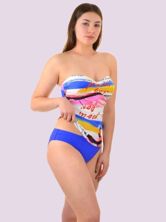 Naturana Γυναικείο Τανκίνι Μπλέ Σχέδια Μαγιό 72554 Blue Beachwear Swimsuit Naturana Γυναικείο Τανκίνι Μπλέ Σχέδια Μαγιό 72554 Blue Beachwear Swimsuit