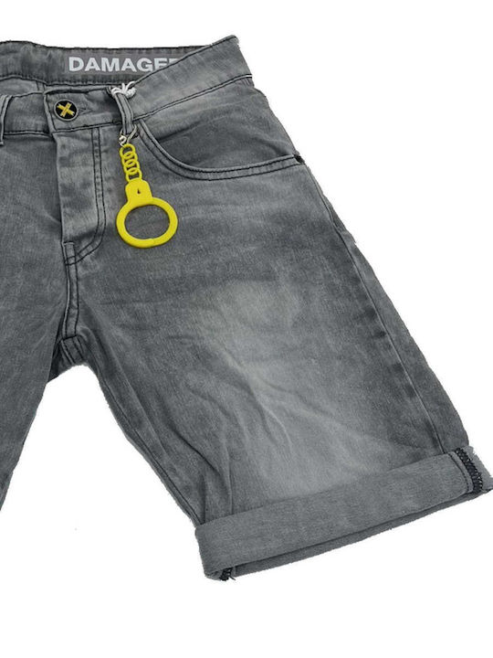 Ανδρική Bερμούδα Τζιν Damaged Jeans Rs6a Γkpi
