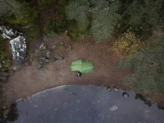 Vango Nevis 300 Σκηνή Camping Τούνελ Ορειβασίας Πράσινη 4 Εποχών για 3 Άτομα Αδιάβροχη 3000mm
