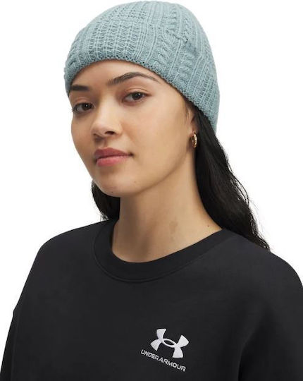 Halftime Beanie Beanie Knitted in Light Blue color