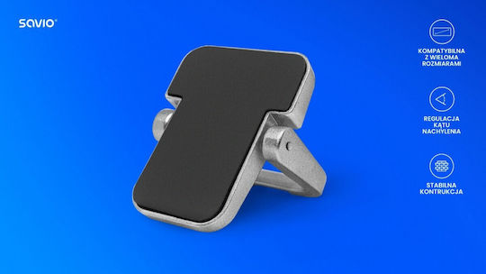 Savio Kickstand PB-03 Stand for Laptop Silver