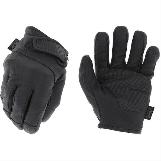 Mechanix Wear Covert Gloves for Work Black Leather 1pcs