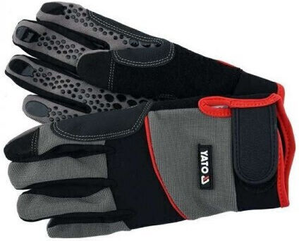 Yato Gloves for Work Gray Synthetic Leather 1pcs