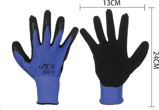 Tpster Γάντια Εργασίας Μπλε Latex