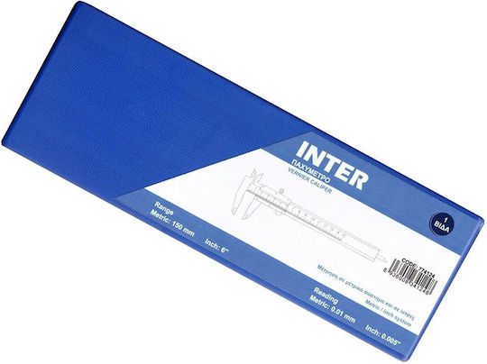 Inter 774124 Analog Thickness Gauge With Measuring Range Up To 0 - 150mm