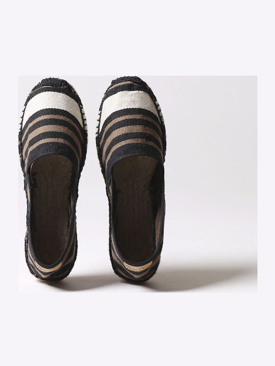 Women's Fabric Espadrilles Black