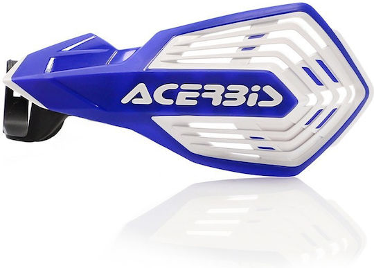 K-future Yks Handguard Χούφτες Προστασίες Χεριών Blau Weiß Acerbis