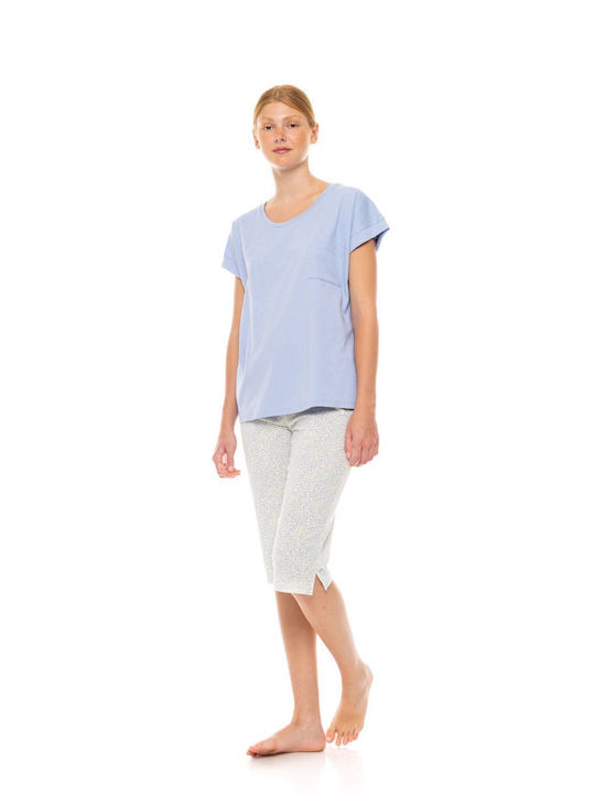 Pink Label Summer Women's Pyjama Set Pastel