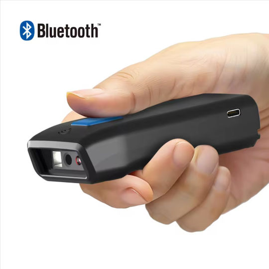 Andowl Scanner portabil Wireless cu capacitate de citire a codurilor de bare 1D