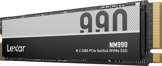 Lexar NM990 SSD 2TB τύπου M.2 με σύνδεση PCI Express 5.0 LNM990X002T-RNNNG