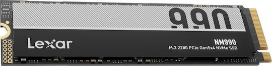 Lexar NM990 SSD 2TB τύπου M.2 με σύνδεση PCI Express 5.0 LNM990X002T-RNNNG