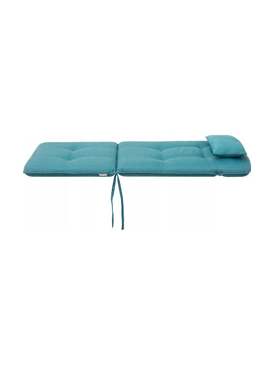 Garden Chair Cushion with Backrest Blue