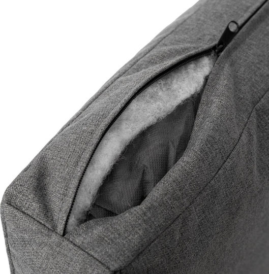 Garden Chair Cushion with Backrest Gray