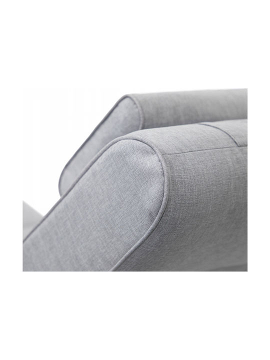 Garden Chair Cushion with Backrest Gray