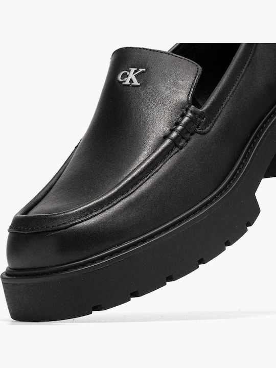 Leder Pumps Schwarz