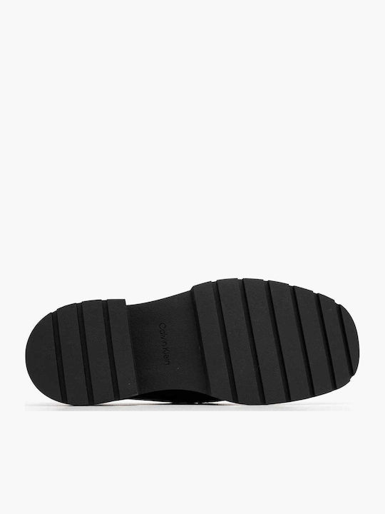 Leder Pumps Schwarz