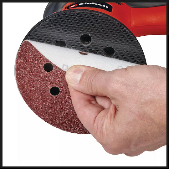 Einhell TC-RS 425 E Έκκεντρο Τριβείο 125mm Ρεύματος 425W με Ρύθμιση Ταχύτητας και με Σύστημα Αναρρόφησης
