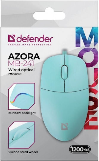 Defender AZORA MB-24 RGB Gaming Mouse Verde