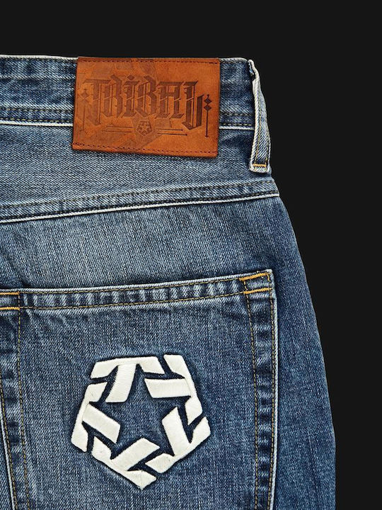 Tribal T-star Denim Blue Steel Red Star Tribal Lightblue Light Blue Tr1000-246 Red