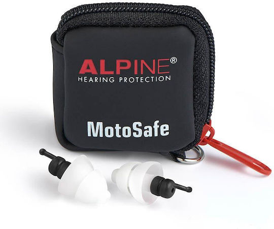 Alpine Motosafe Tour Earplugs in Black Colour 2 Pieces