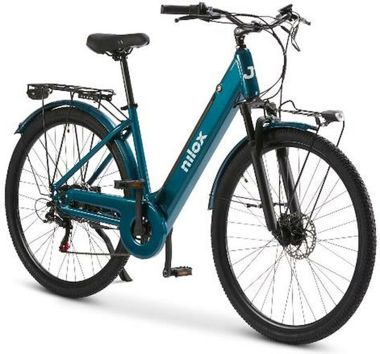 Nilox J7 28" Grünes Elektrofahrrad
